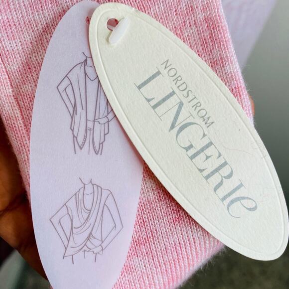 Nordstrom Pink Lingerie Sweater Small - Picture 3 of 6